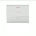 Commode blanche 3 tiroirs