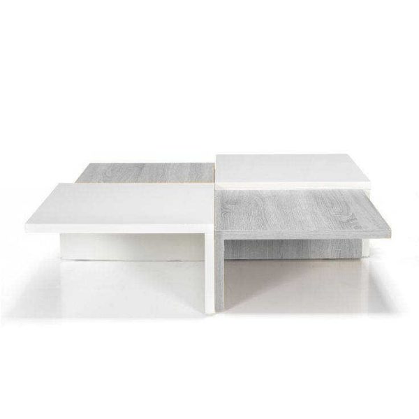 table basse finition gris blanc tunisie