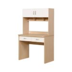 bureau niche rengement tiroir et portes pour enfant
