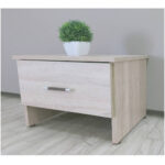 table de nuit 1 tiroir beige