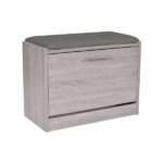 meuble à chaussure en pouf tapissé