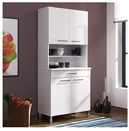 Buffet de cuisine WHITE 80x45x190 - Meilleur prix en Tunisie