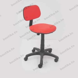 Chaise de bureau tunisie de couleur rouge
