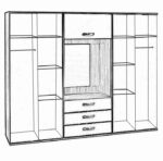 compartiment de rangement armoire dressing