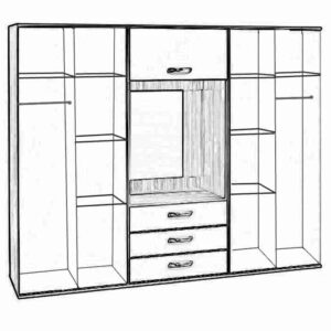 compartiment de rangement armoire dressing