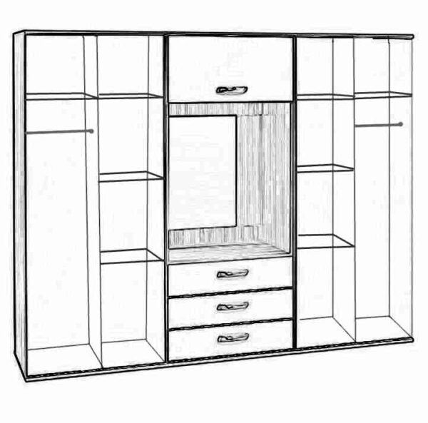 compartiment de rangement armoire dressing