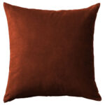 Coussin décoratif orange foncé