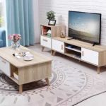 ensemble table TV et table basse en promotion en Tunisie
