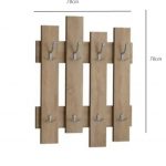 porte manteau mural modèle bandes