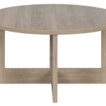 table basse ronde bois chêne 70 cm