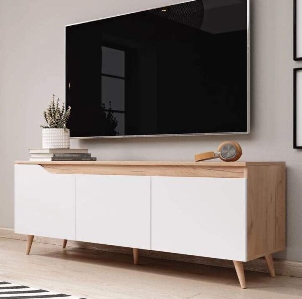 meuble tv vague scandinave