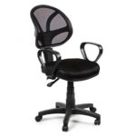 chaise de bureau Canvas noir