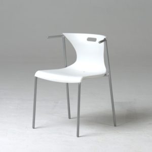 Chaise en polypropylène couleur blanche Tunisie
