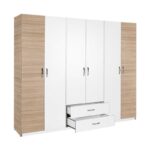Armoire chambre à coucher 6 portes – Image 3
