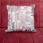 coussin décoratif imprimé