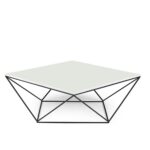table basse blanche