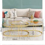 Tables basses en verre