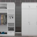 dressing armoire 3 portes réhaussé avec blocus