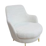 fauteuil design de couleur ecrue vendu en tunisie