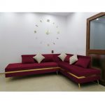 salon Julia économique rouge bordeaux meilleur prix en Tunisie