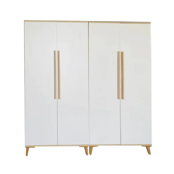 Armoire scandinave moderne avec 4 portes battantes Tunisie