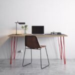 Bureau hairpin LEGS rouge et noir