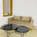 Table basse imitation marbre pour salon