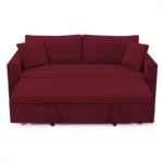 Canapé lit convertible CROSS Bordeaux