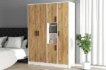 Armoire 4 portes bibelot de petite taille