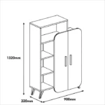 Dimensions armoire de rangement Tunisie