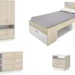 Chambre à coucher garçon fille son homme à chambre à coucher adulte une personne fabriquée en Tunisie