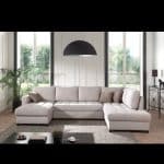 canapé salon panoramique avec 2 angles