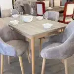 salle à manger Scandinave couleur grège