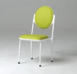 Chaise salle à manger blanc et vert pistache