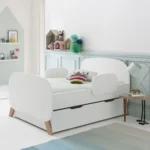 lit enfant enfant design moderne 1 place couleur blanche