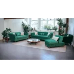 Salon 6 places Verdun un canapé 3 places un canapé 2 places ainsi qu'un fauteuil fabriqué en Tunisie