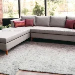 Salon 7 places modèle fict canapé d'angle 7 places sans pouf