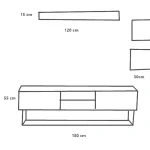 Dimensions du meuble TV plasma