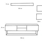 Dimensions du meuble TV plasma