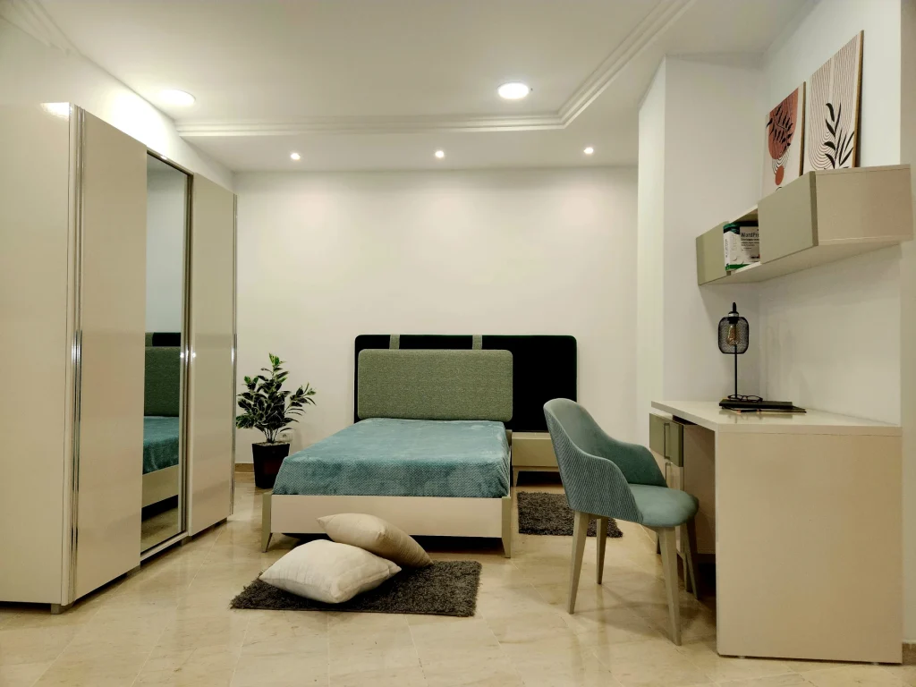 Chambre à coucher Green pour enfant ou adulte