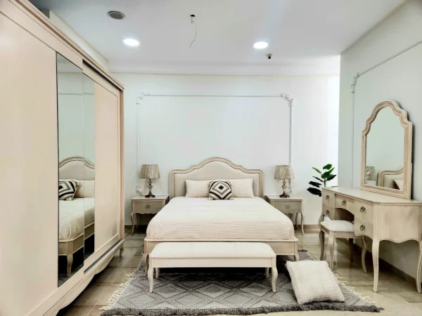 Chambre à coucher en bois hêtre meilleur prix en Tunisie