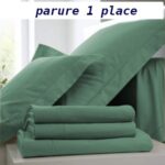 Parure de lit une place en vert clair prix en promotion