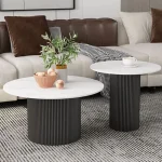 Ensemble-de-2-tables-basses-rondes-noir-blanc-Prato