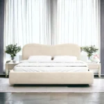 lit 2 places Vague fabriqué en Tunisie disponible en 160x190 , 160x200 , 180x200
