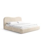lit double Vague beige meilleur prix en Tunisie