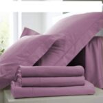 parure de lit 180x200 en violet clair
