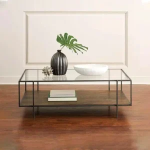 Table basse REVIA en verre meilleur prix en Tunisie