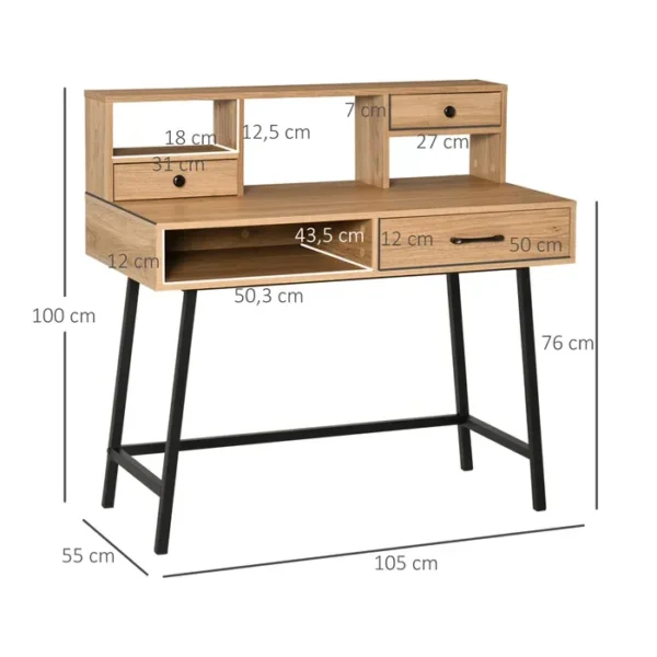 bureau archi pour enfant 105cmx100cmx55cm