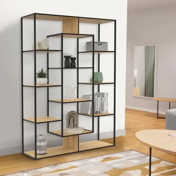 étagère bibliothèque 143x104x30 pas cher