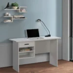 Bureau convient pour adulte et enfant dimensions 120x60 hauteur 75 cm fabriqué en Tunisie couleur blanche